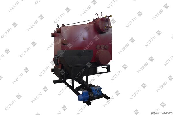 Автоматический паровой котел на угле