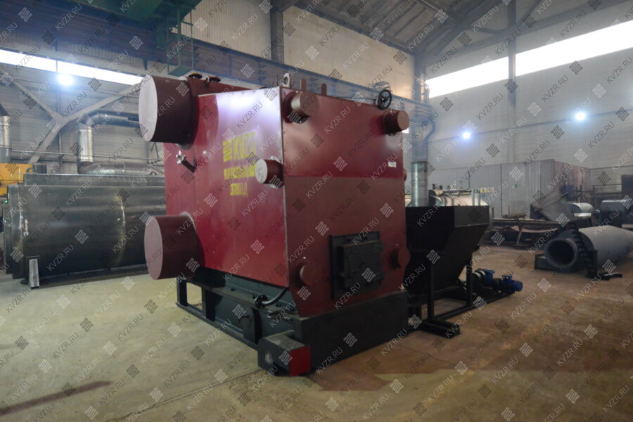 Котел паровой на древесных отходах